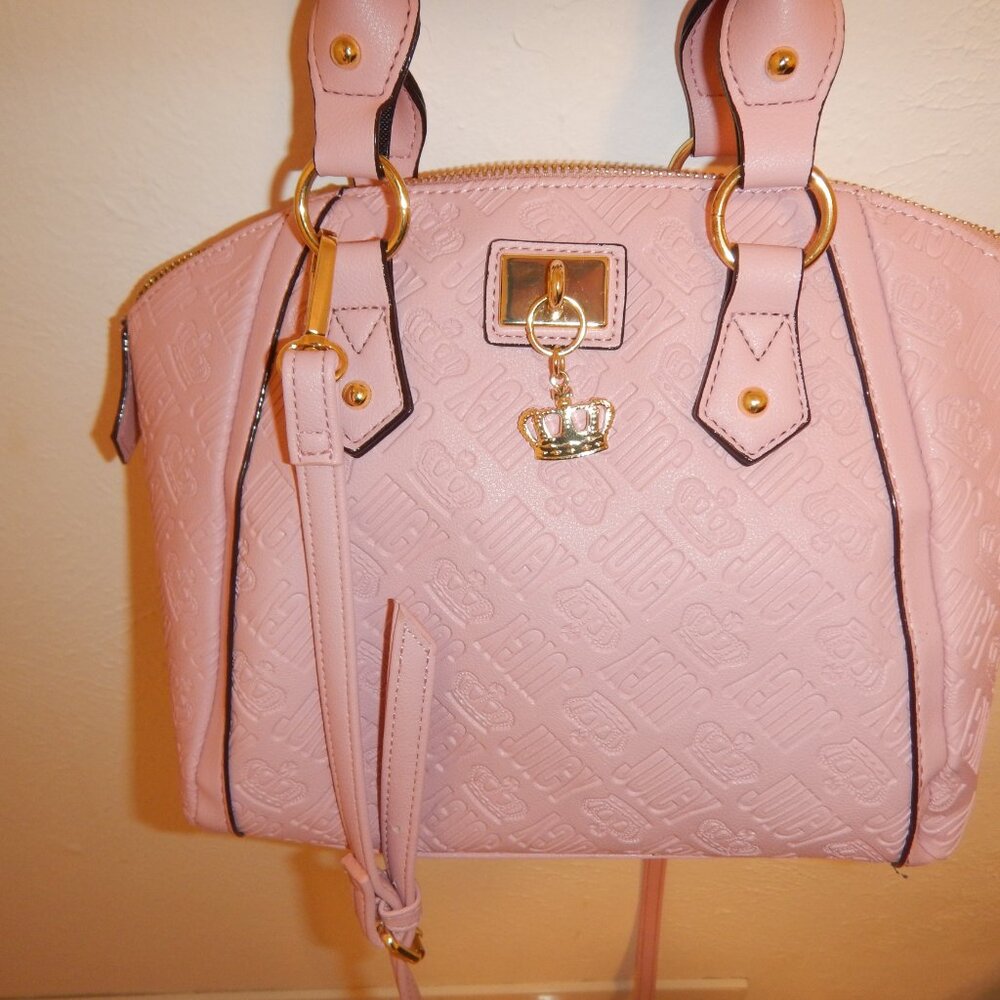 JUICY COUTURE PINK BEAUTIFUL HANDBAG CROSSBODY - Picture 9 of 16